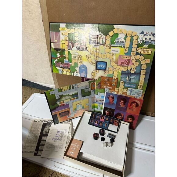 Vintage "All My Children" Soap Opera Board Game by TSR 1985 Ed 100% Complete - Picture 7 of 10